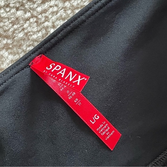 Spanx Faux Leather Leggings L style 2437 stretch casual moto vegan - Picture 5 of 11